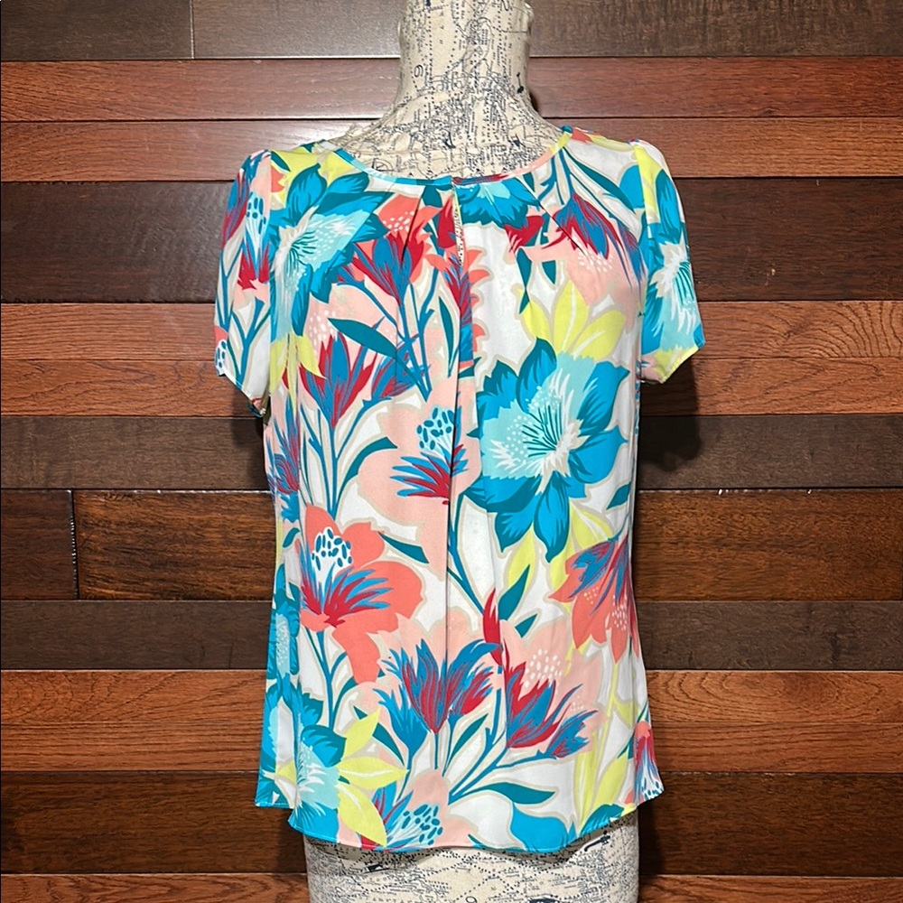 Worthington Multicolor Floral Blouse